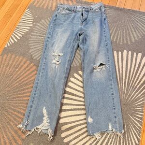 BDG Cowboy Distressed Straight-Leg Jeans